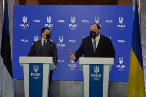 Руслан Стефанчук: «Україна та Естонія поважають суверенітет, незалежність, територіальну цілісність наших країн»