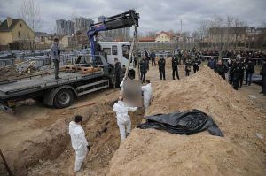 Київщина: 40 загиблих з масового захоронення в Бучі - це мирні жителі, які не чинили жодного опору, просто були українцями