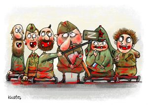 Парад стращал, являл оскал 