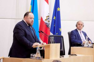 Руслан Стефанчук виступив перед Національною Радою Республіки Австрія