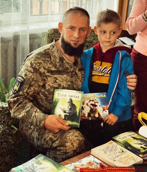 Воїн ЗСУ  написав казку  про свого сина