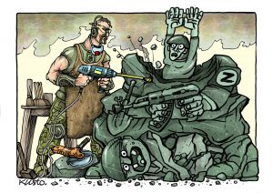 Скульптор. Відтинаючи зайве