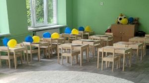 У відбудованій гімназії знайшлося місце і для малечі