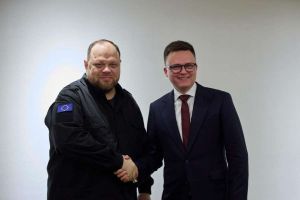 Голова Верховної Ради України провів робочі зустрічі із Маршалками Сейму Республіки Польща Шимоном Головнею та Малгожатою Кідавою-Блонською