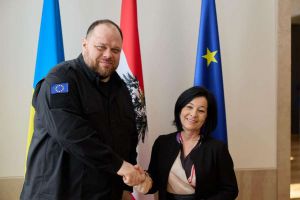 Голова Верховної Ради України Руслан Стефанчук зустрівся із Президенткою Федеральної Ради Австрії Маргіт Гьоль