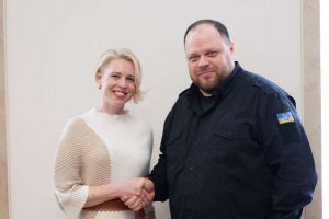 Голова Верховної Ради України Руслан Стефанчук провів робочу зустріч із Головою Державних Зборів Республіки Словенія Уршкою Клакочар-Зупанчич