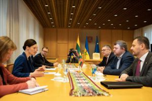 Перший заступник Голови Верховної Ради України провів робочу зустріч зі Спікеркою Сеймасу Литви Вікторією Чмілітє-Нільсен