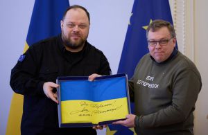 Руслан Стефанчук зустрівся із Головою Рійгікогу Естонської Республіки Лаурі Хуссаром