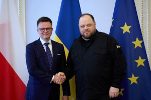 Руслан Стефанчук зустрівся із Маршалком Сейму Республіки Польща Шимоном Головнею