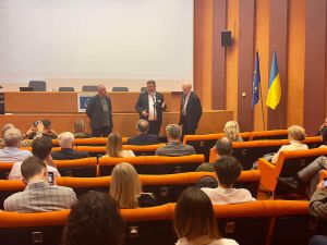 Олександр Корнієнко взяв участь у презентації у Страсбурзі документального фільму «Люди зі сталі» 