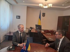 Олександр Мережко зустрівся з Надзвичайним і Повноважним Послом Австралії в Україні Полом Леманном