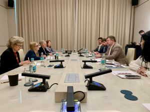 Олександр Корнієнко обговорив питання миру та співпраці на 150-й Асамблеї Міжпарламентського союзу