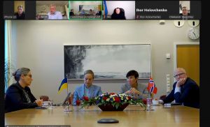 Олександр Мережко провів зустріч з Головою Постійного комітету у закордонних справах та з питань оборони Парламенту Норвегії Сорейде Іне Еріксен