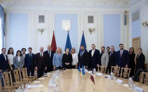 Віцеспікерка Олена Кондратюк звернулася до латвійських депутатів сприяти асоційованому членству України у військовій коаліції JEF