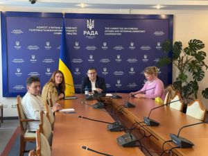  Олександр Мережко провів зустріч з головою Комітету у закордонних справах Фолькетингу Данії Крістіаном Фрісом Бахом
