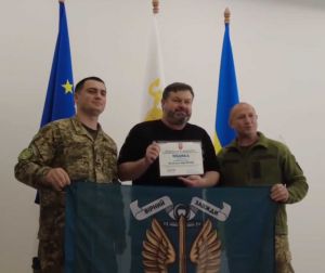 Олександр Пасічний: Отримав подяку від військових морської піхоти ВМС ЗСУ