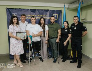 На Сумщині вручили сертифікати ветеранам, які отримали поранення на війні