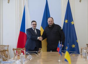 Голова Верховної Ради Руслан Стефанчук провів зустріч з Міністром закордонних справ Чехії Яном Ліпавським