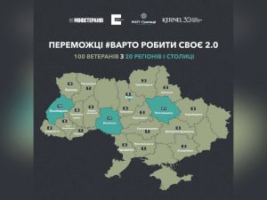 Ветерани Вінниччини отримали до 1,6 мільйона гривень на розвиток власного бізнесу