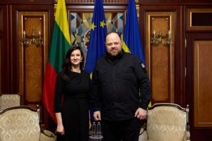 Руслан Стефанчук провів зустріч із Прем’єр-міністром Литовської Республіки Інгою Ругінєнє