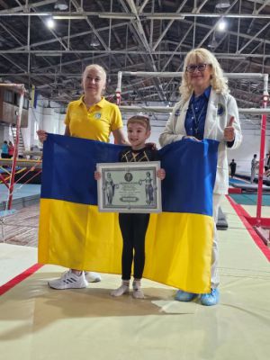 Шестирічна гімнастка з Львівщини встановила світовий рекорд Гіннеса 