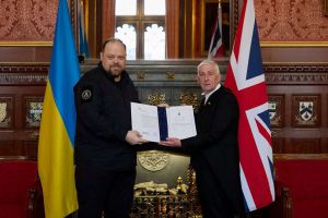Голова Верховної Ради України зустрівся зі Спікером Палати громад Парламенту Великої Британії сером Ліндсі Гойлом