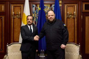 Голова Верховної Ради Руслан Стефанчук провів зустріч із Президентом Кіпру Нікосом Христодулідісом