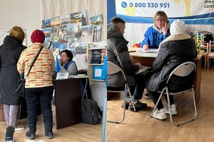 У Кривому Розі херсонцям надають психологічну, юридичну та гуманітарну підтримку