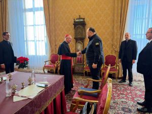 Голова Верховної Ради України провів зустріч з Державним секретарем Святого Престолу Кардиналом П’єтро Пароліном