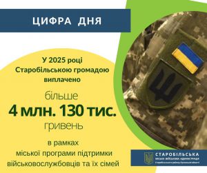 Старобільська громада надала грошову підтримку 209 оборонцям