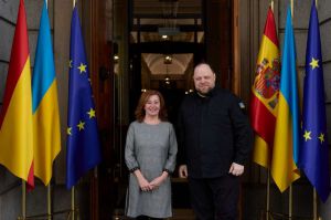 Руслан Стефанчук під час візиту в Іспанію обговорв подальшу підтримку України та посилення санкцій проти росії