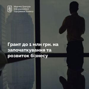 В Україні реалізують програму підтримки підприємців: гранти до 1 мільйона гривень