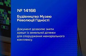 Зняття арешту з ділянки в центрі Києва для побудови Музею Небесної Сотні: Верховна Рада прийняла за основу законопроєкт