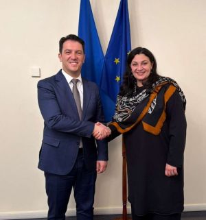 Іванна Климпуш-Цинцадзе обговорила євроінтеграцію з Міністром з європейських питань Північної Македонії Бекимом Салі