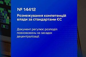 Засади розмежування та розподілу повноважень між рівнями публічного врядування: Верховна Рада прийняла за основу законопроєкт