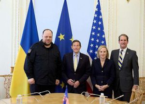 Руслан Стефанчук обговорив із представниками Конгресу США посилення підтримки України та санкційний тиск на росію