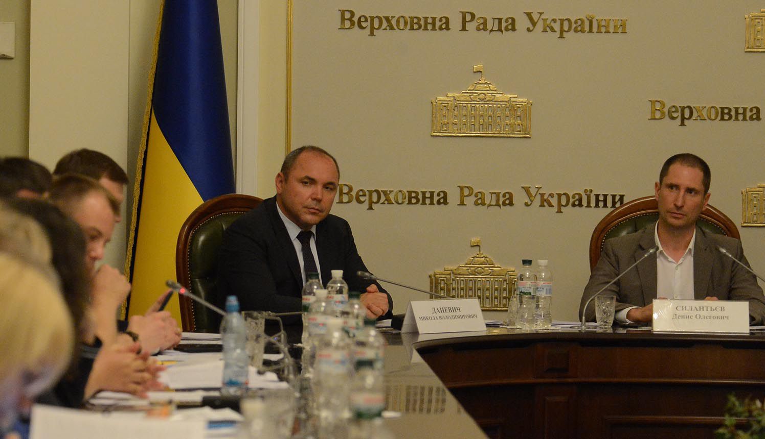 Денис Силантьєв, Микола Даневич під час комітетських слухань