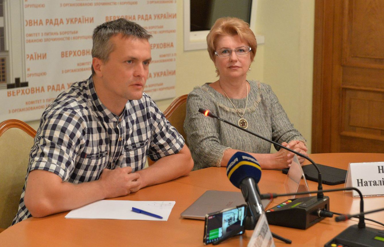 Ігор Луценко, Наталія Новак під час засідання Підкомітету