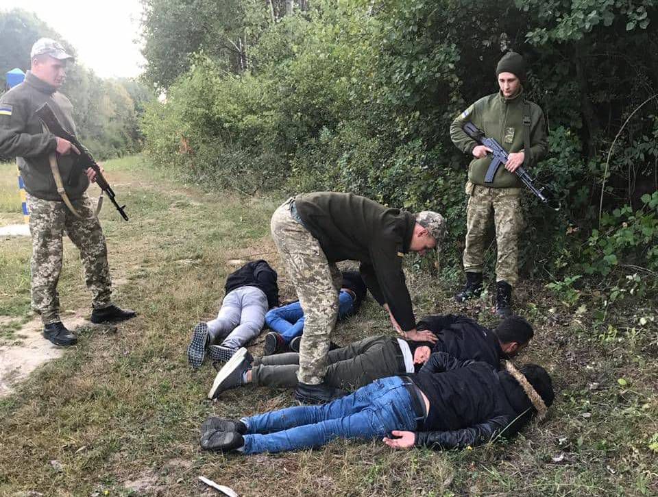 На Закарпатті нелегали ховалися в чагарниках