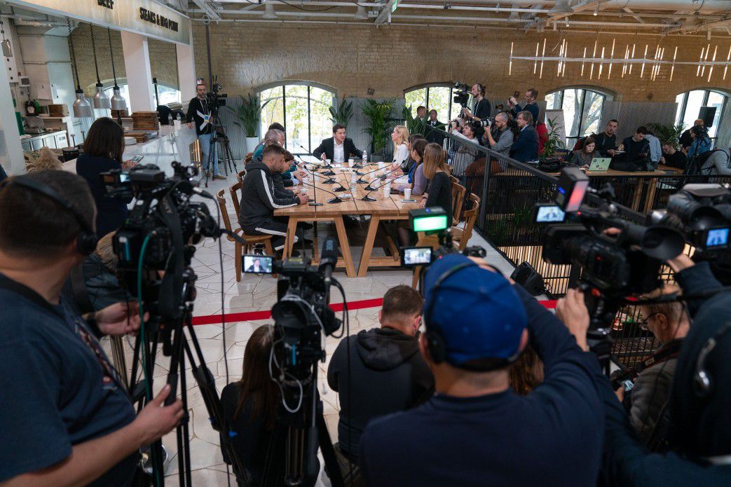 El presidente de Ucrania estableció un récord mundial