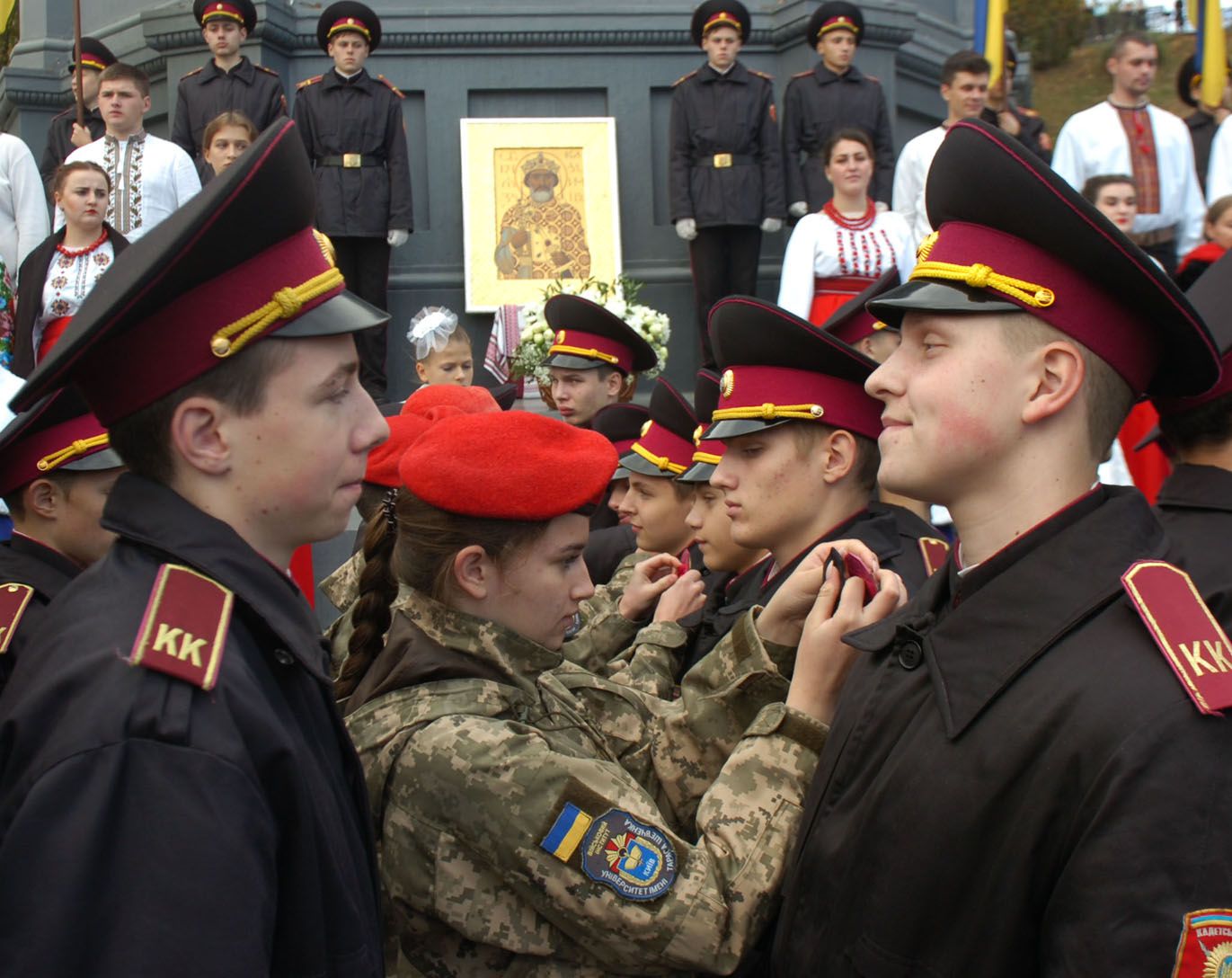 Кадети Києва побажали країні злагоди та благополуччя