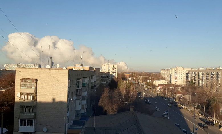 Черговий інцидент на військовому складі в Балаклії