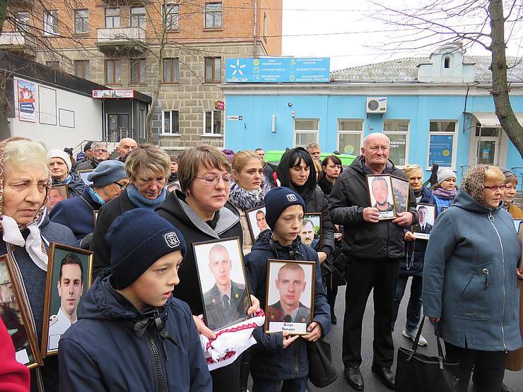У Хмельницькому молились за загиблих бійців
