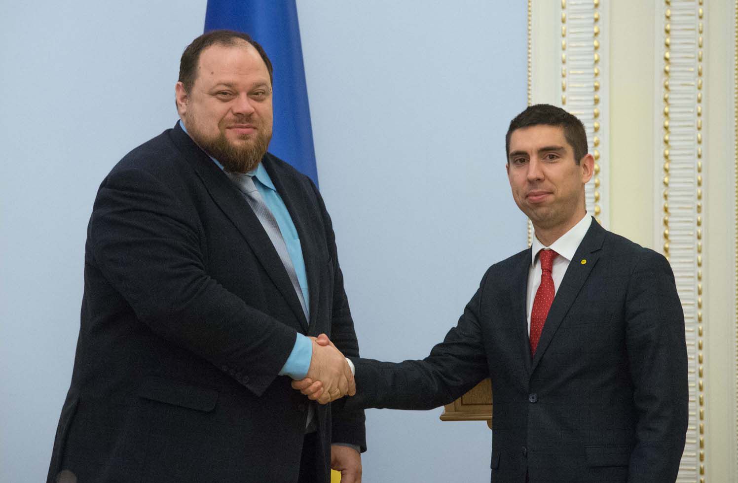 Руслан Стефанчук запропонував вибудувати дорожню карту співпраці з Парламентом Республіки Молдова