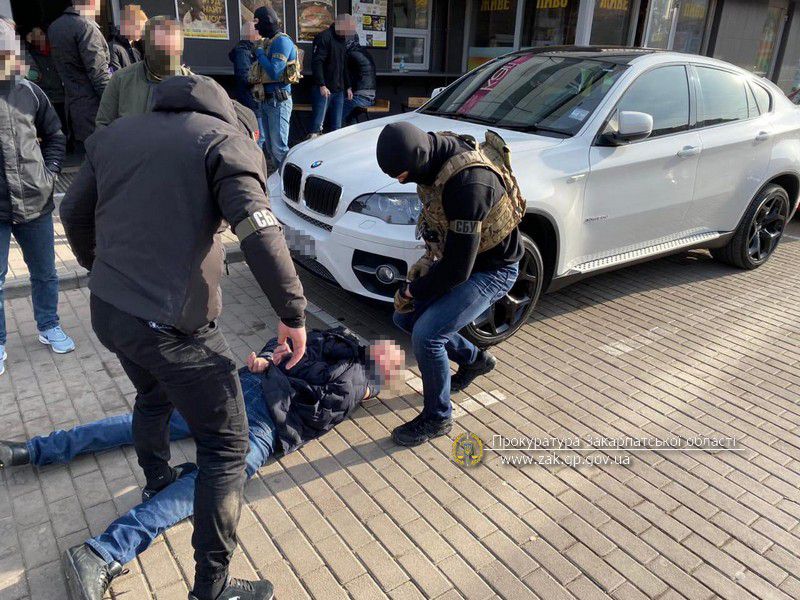 В Ужгороді затримали рекетира з Росії