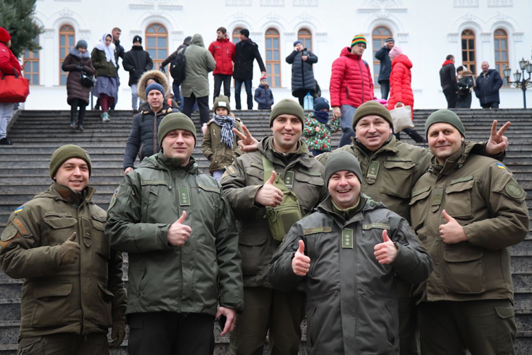 У Святогірську гвардійці набиралися сили Агіасми