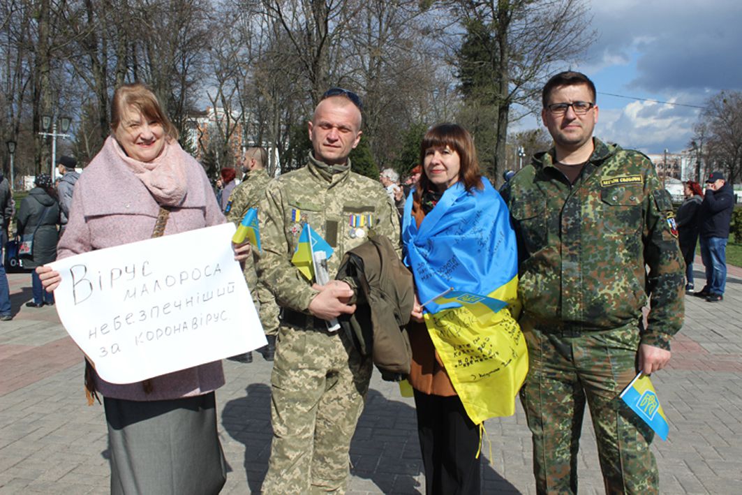 День добровольця в Полтаві: лунали пісні та спогади