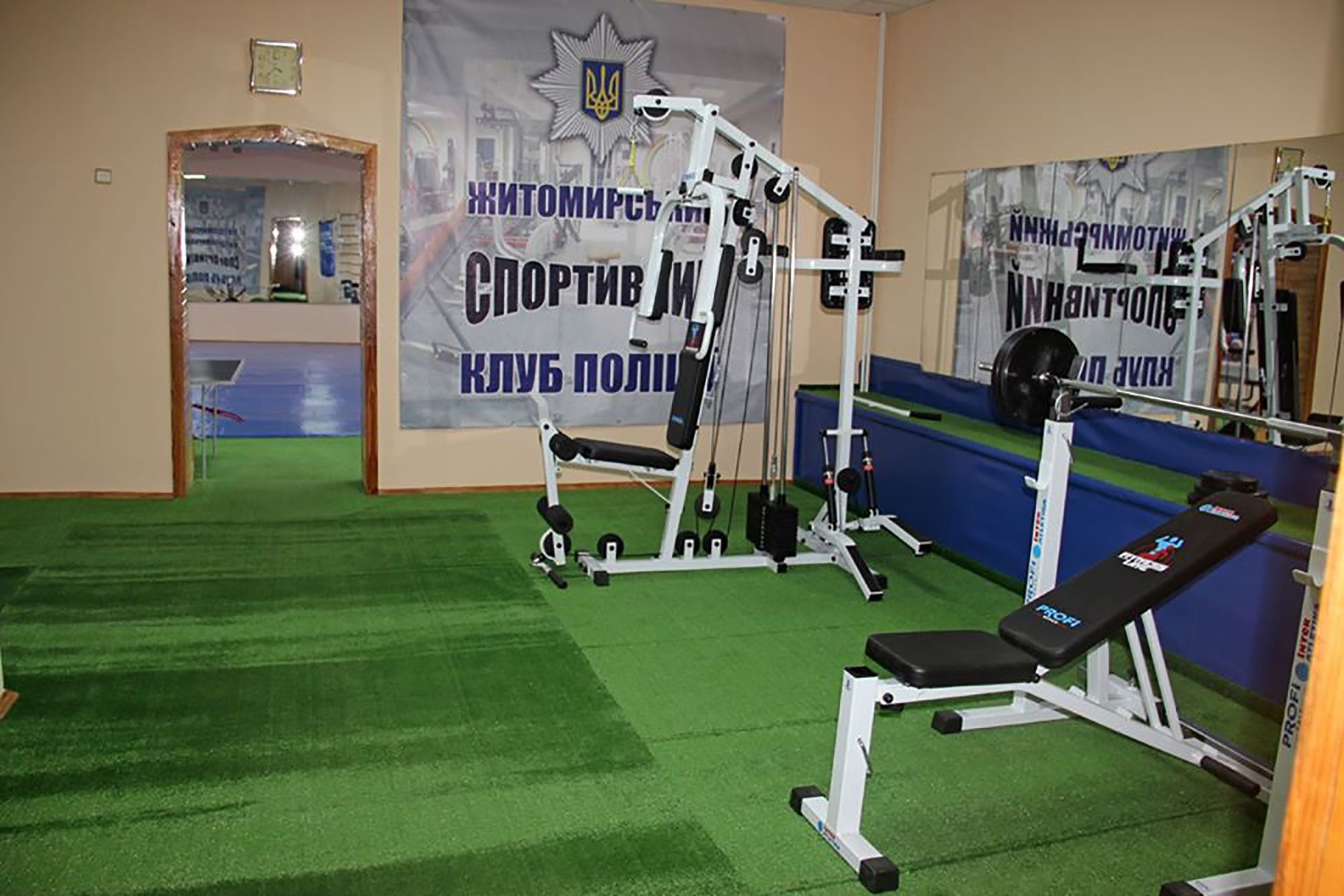 У Хорошівському відділенні поліції — свій спортзал