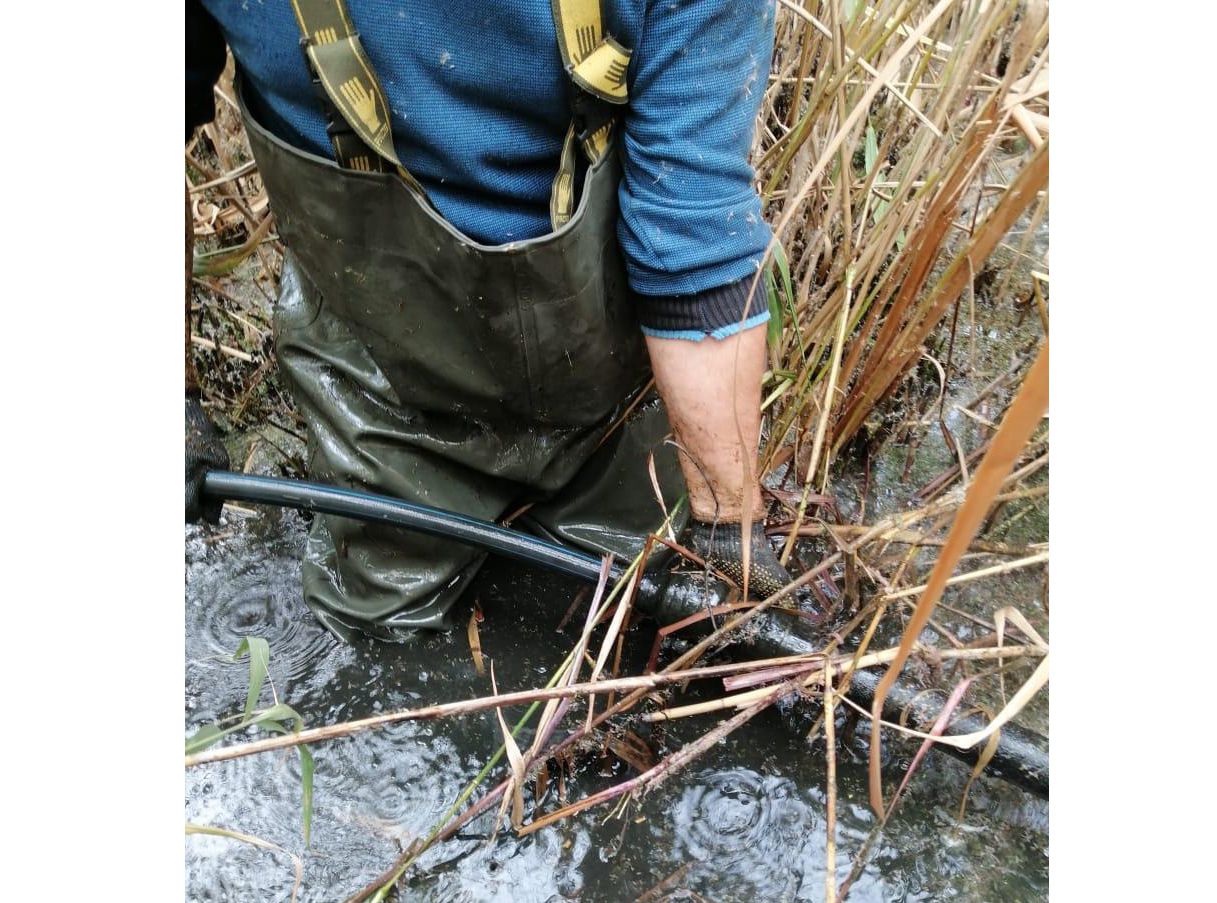Одещина: Спиртопровід сховали на дні водосховища