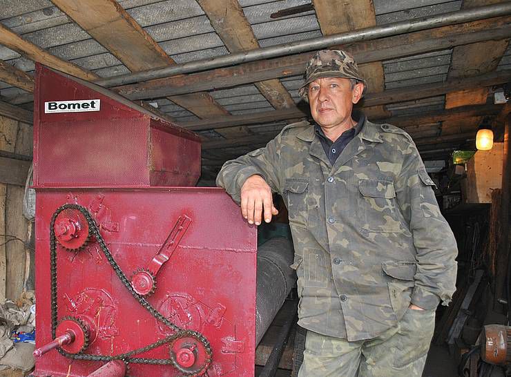 Гарбузовий комбайн своїми руками